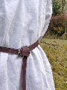 Wikinger-Gürtel aus Leder - 2 cm