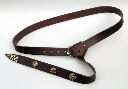 Wikinger-Gürtel - 3 cm / Ende + Nieten