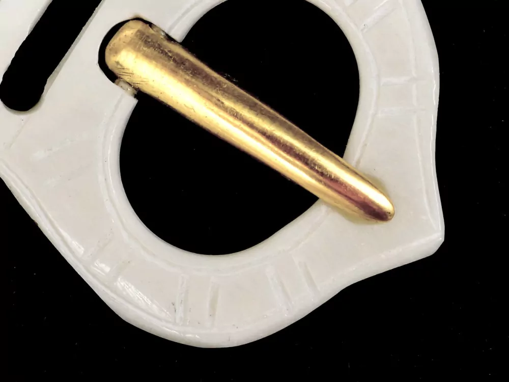 Mittelalterliche Knochen-Schnalle - 1,8 cm