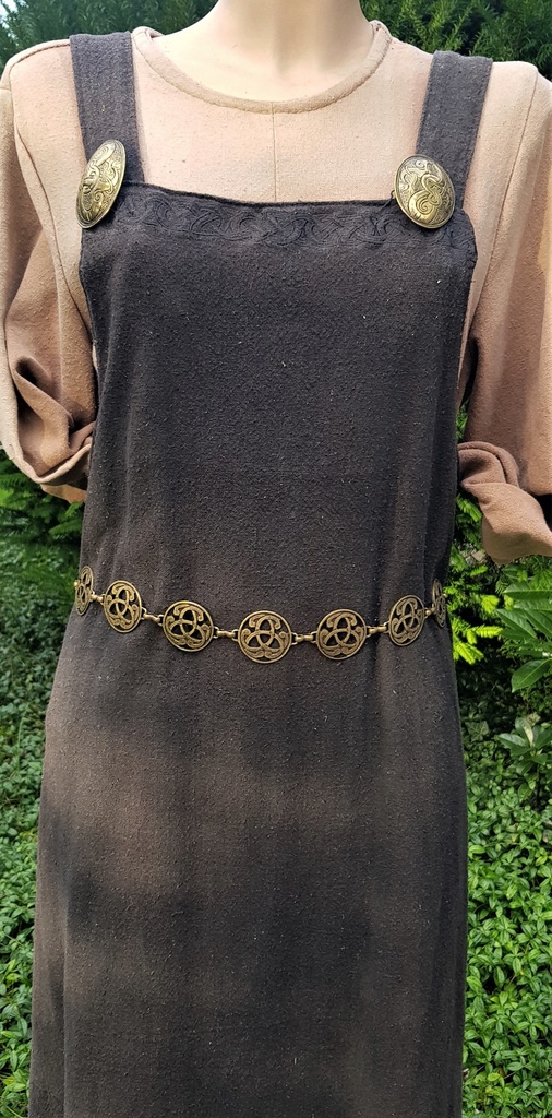 Kettengürtel, TRISKEL, Messingfarben