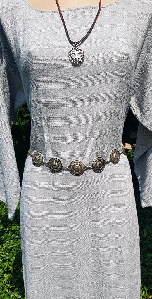 Kettengürtel, SCHILDWALL,Fb:silber