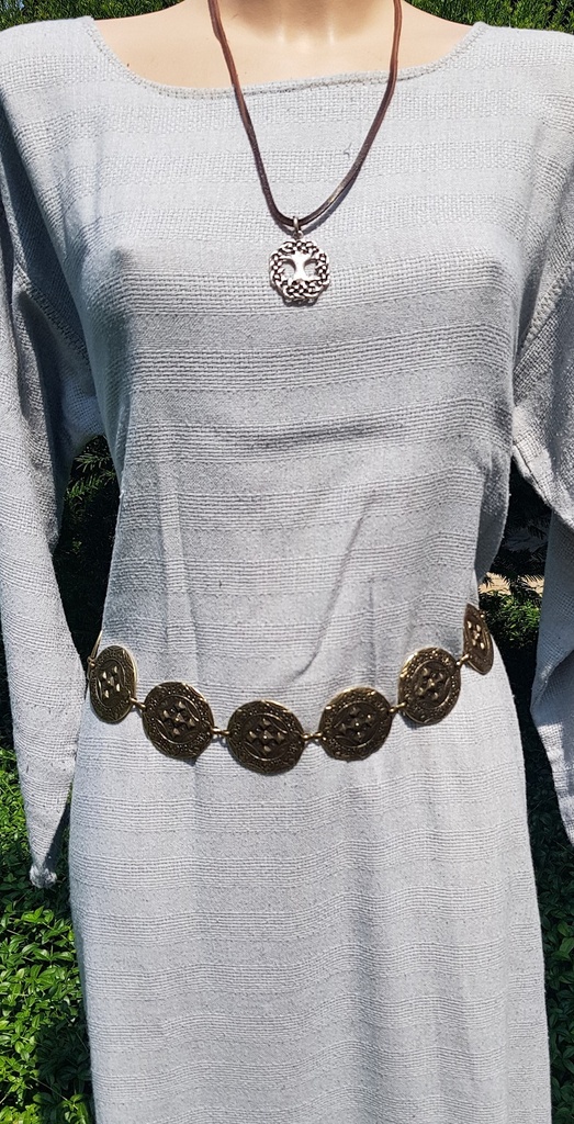 Kettengürtel, MAGYAR-KREUZE, messingfarben