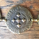 Kettengürtel, MAGYAR-KREUZE, messingfarben