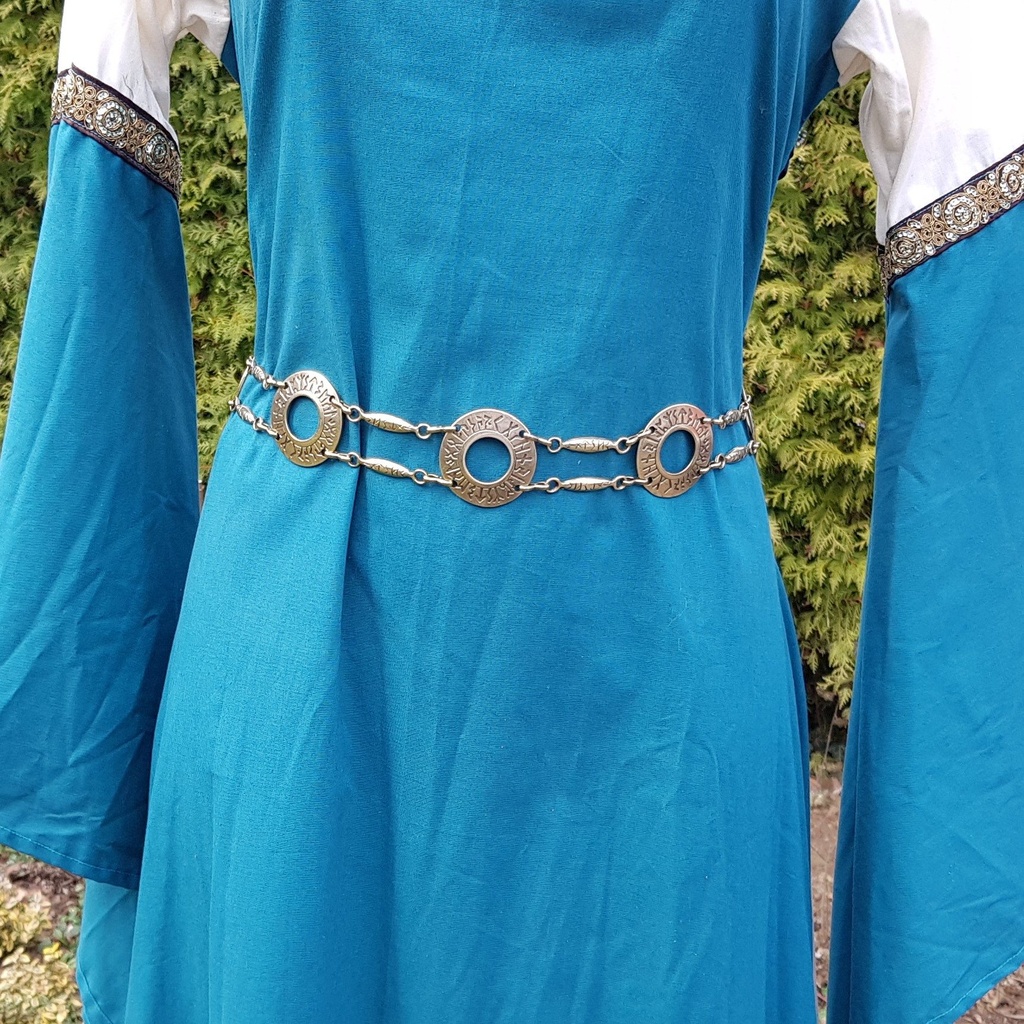 Kettengürtel, Runenkreise, messingfarben