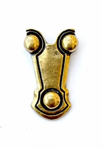 Alamannisches Riemenende für 4 cm Gürtel - Mittelalter, Reenactment und Larp