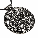 Rundes Amulett im Borrestil