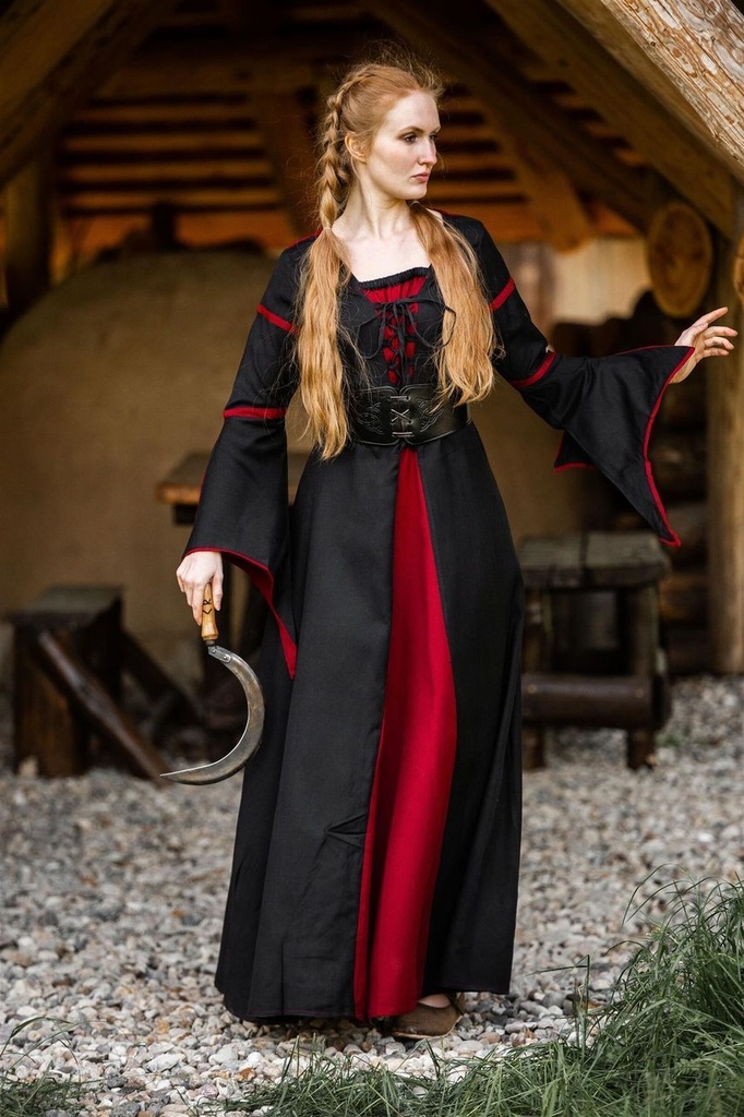 1740834580_viskosekleid-mit-trompetenaermeln-berblin-schwarz-rot~2.webp
