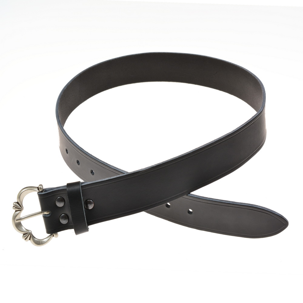 Mittelalterlicher Ledergürtel - 4 cm 2