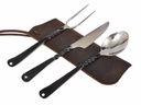 Mittelalterbesteck mit Leder-Etui 1