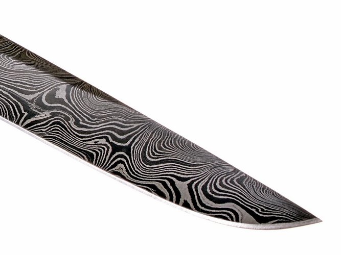 Wikinger Langmesser-Klinge - Damast 2