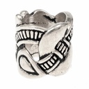 Wikinger-Bartperle 'Knotenband' - 8 mm Loch 1