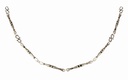 Wikinger-Fibelkette -  Mit 4 S-Haken / 38 cm 1