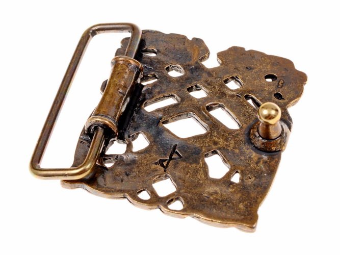 Buckle 'Celtic Dogs' - für 4 cm 2