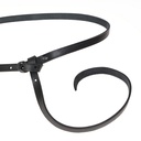 Lang-Gürtel mit geschmiedeter Schnalle - 1.5 cm 3