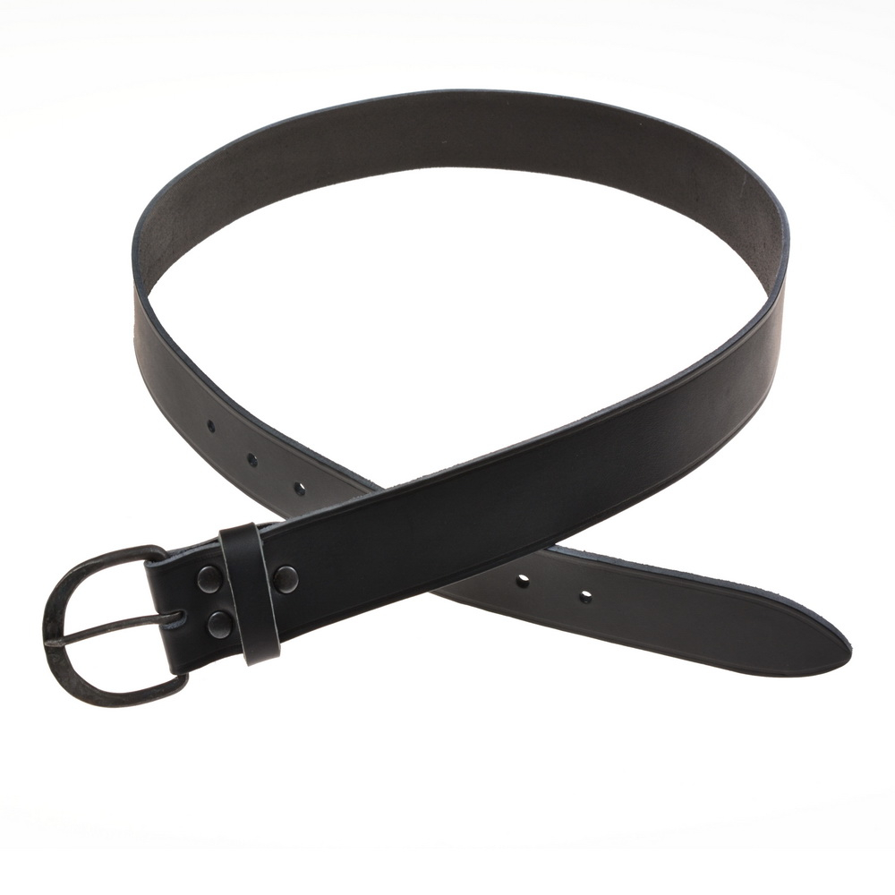 Klassischer Gürtel mit Eisen-Schnalle - 4 cm 2