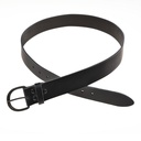 Klassischer Gürtel mit Eisen-Schnalle - 4 cm 2