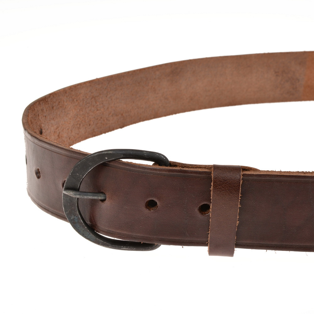 Klassischer Gürtel mit Eisen-Schnalle - 4 cm 3