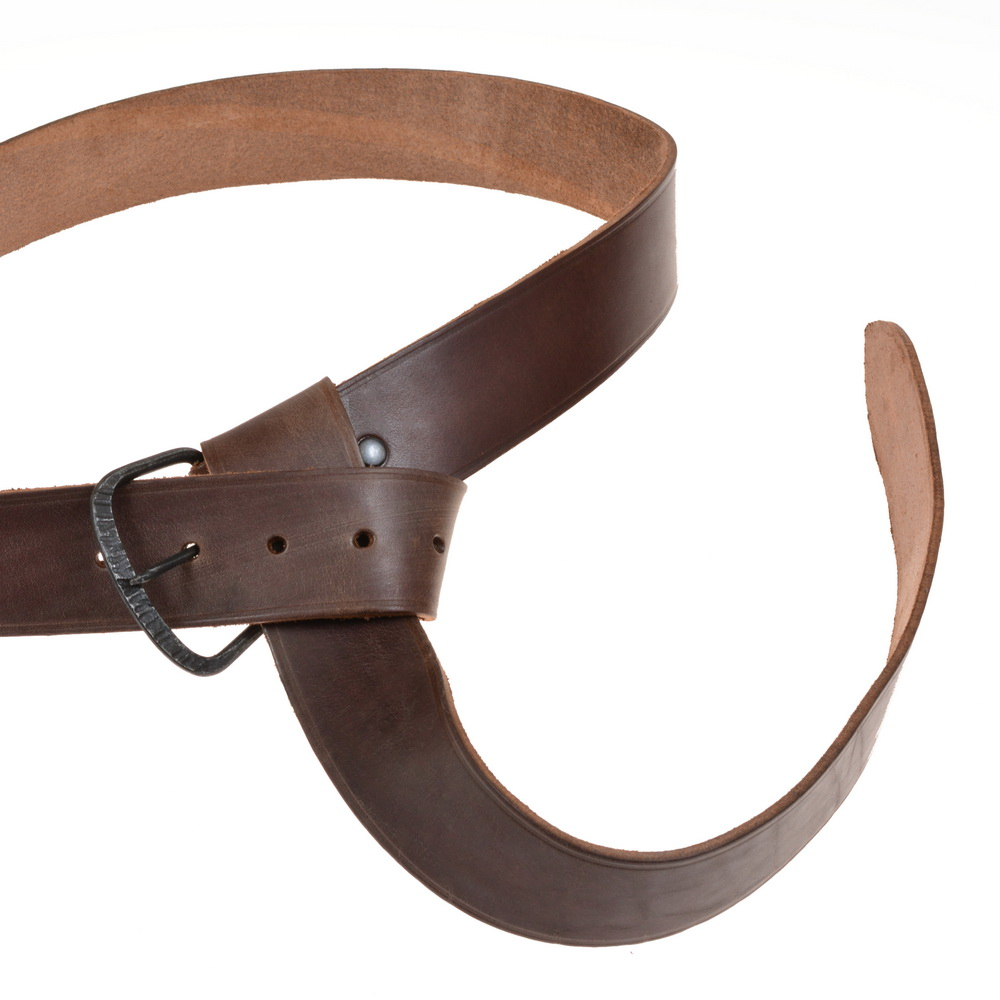 Lang-Gürtel mit geschmiedeter Schnalle - 4,5 cm 3