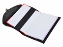 Leder-Buchhülle mit Notizbuch - groß / Haken 3