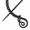 Hufeisenfibel verschlungen - 9 x 7 cm 3