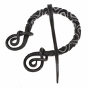 Hufeisenfibel verschlungen - 7 x 5 cm 1