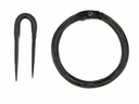 Mittelalterlicher Ring-Griff mit Krampe 1