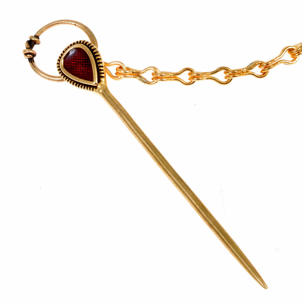 Trumpington-Nadeln - Paar mit Kette 1