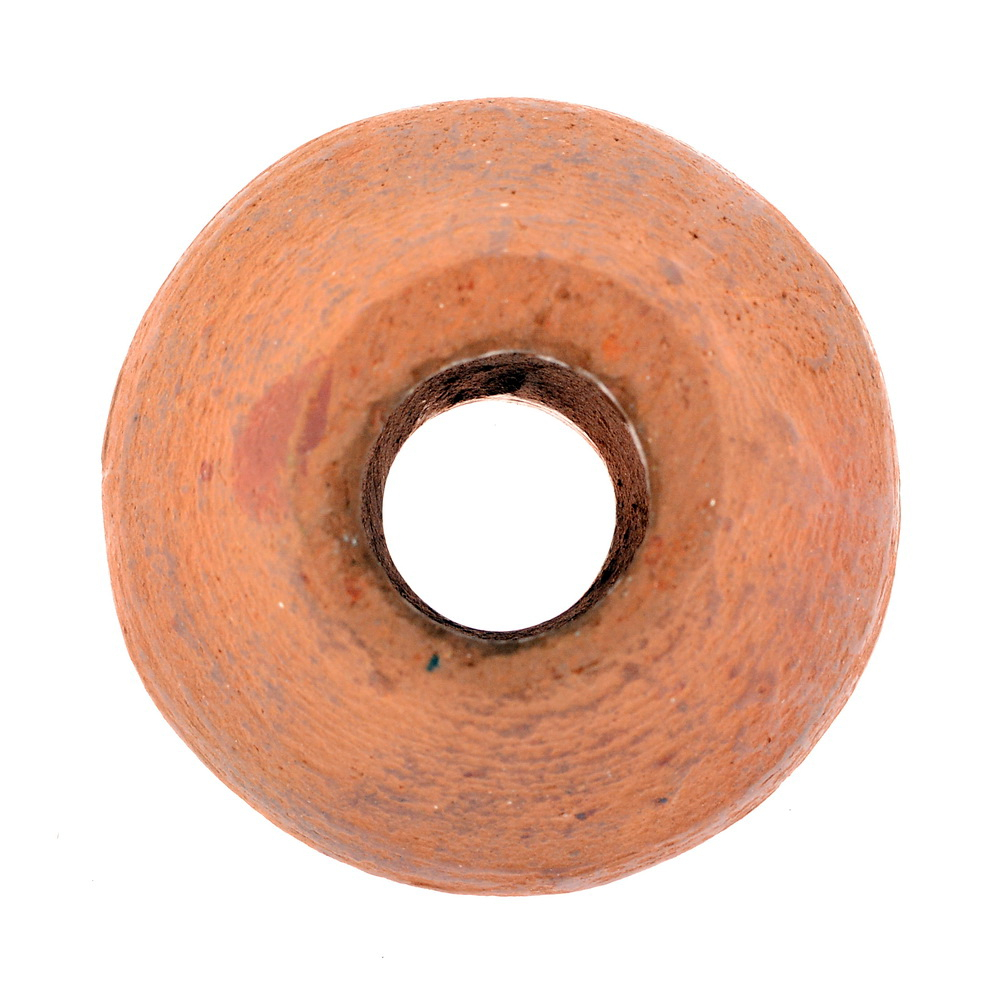 Mittelalterlicher Spinnwirtel aus Ton 3