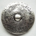 BRUST-Schild, 4cm, silberfarbene, keltische Zierschließe, Schnal