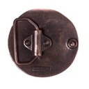 HAMMERSCHLAG, 4cm, kupferfarbene früh-keltische Schließe, Schnal