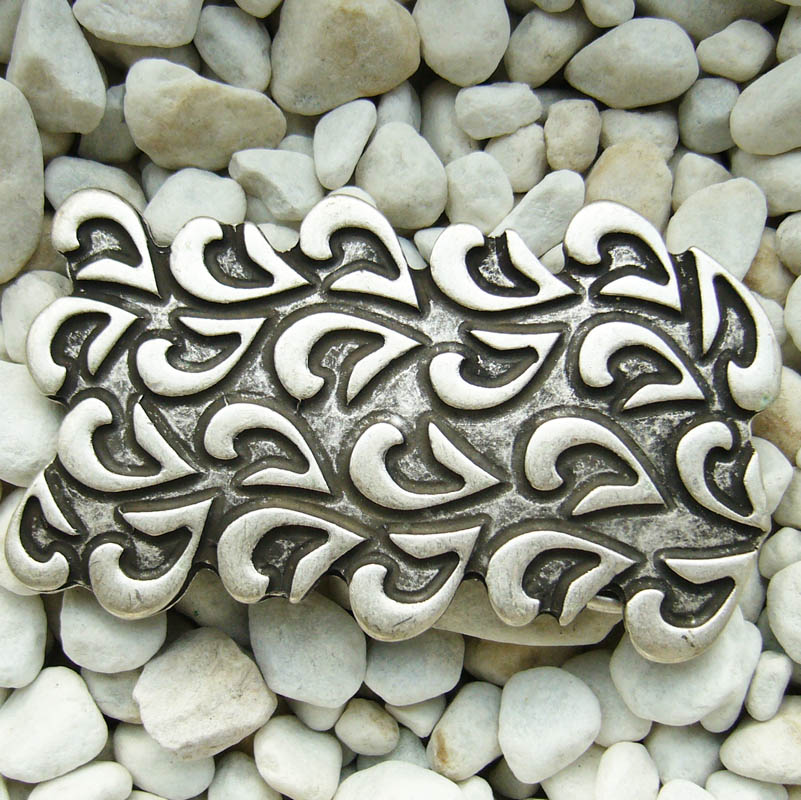 Hooks, 4cm, silberne Koppelschließe, Schnalle
