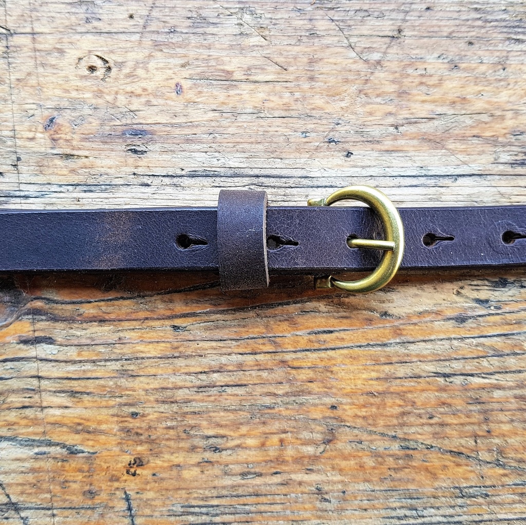INDI, Dornschließe, 2cm, messingfarben, Schnalle