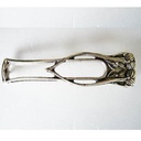 ADOMA, Koppelschließe, 2,5 cm, silberfarben, Schnalle