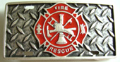 Fire Rescue, 4cm, Feuerwehr-Schließe, Schnalle
