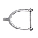 Sporn, 4cm, silberfarbene Gürtelschließe, Schnalle