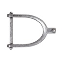 Sporn, 4cm, silberfarbene Gürtelschließe, Schnalle