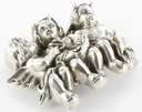 Little Devils, 4cm, silberne Fantasy-Teufelchen-Schließe, Schnal