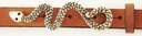 BOA, Koppelschließe, Schlange, 2cm, silberfarben, Schnalle