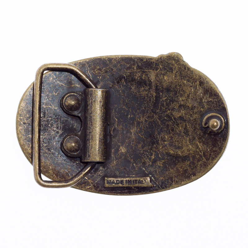 Gams 4cm, altmessingarbene Schließe, Tracht, Schnalle