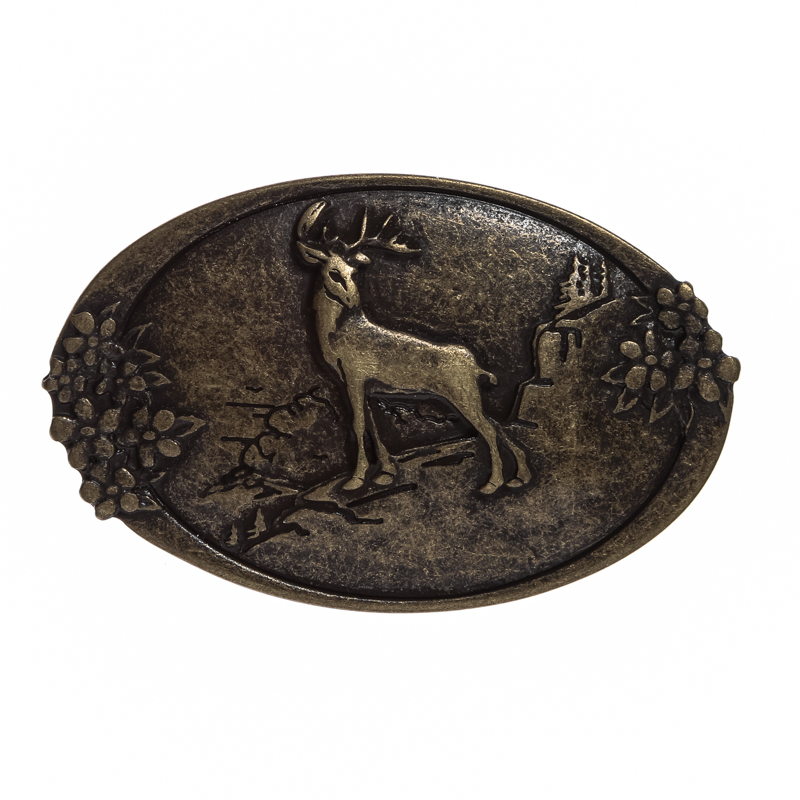 Cervus 4cm, Schließe, Tracht, Schnalle