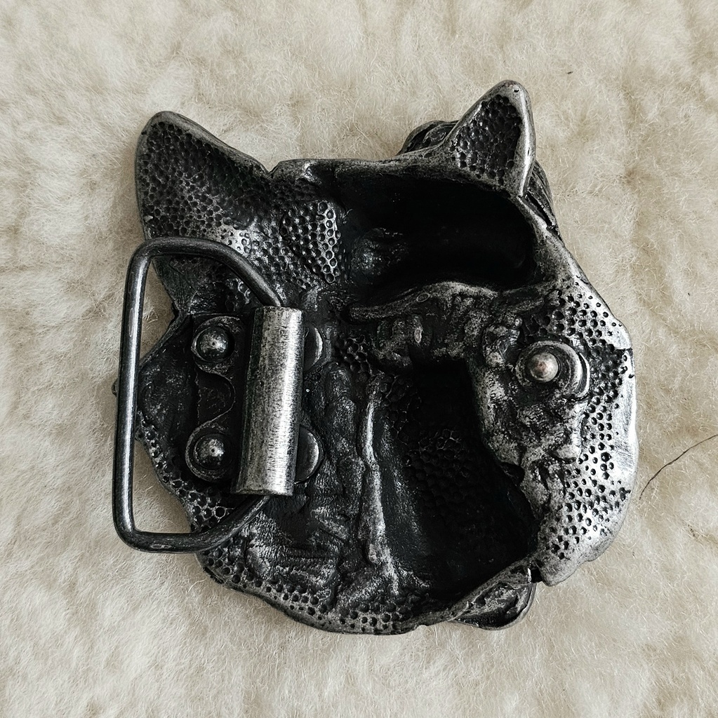 FENRIS,WOLFSRACHEN,Gürtelschließe,Schnalle,für 4cm Riemen,Fb:eis