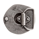 Wikinger Schild-Schließe altmessingfarben 4cm, Schnalle