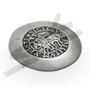 Templer-Schildschließe, 4cm, silberfarben, Schnalle