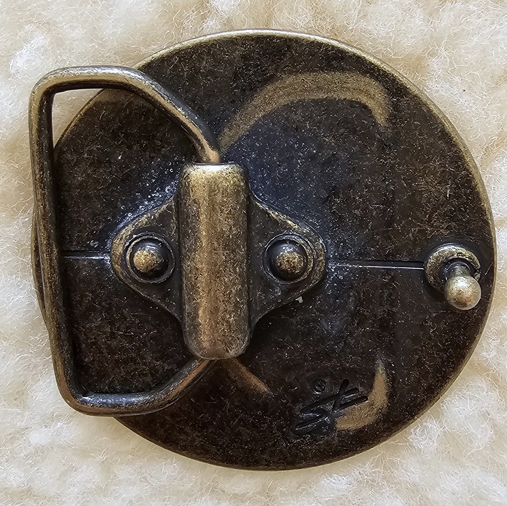 VEGVISIR -Schließe altmessingfarben 4cm, Schnalle