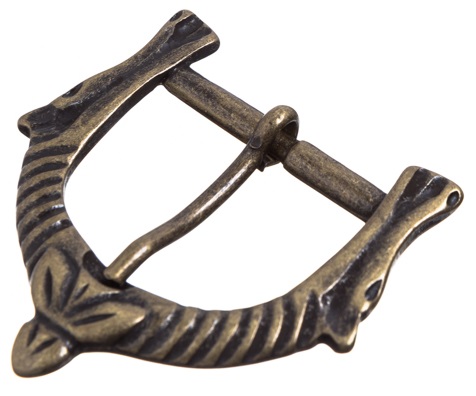 ARAMIS, 3cm, altmesssingfarbene Pferde-Schließe,Mittelalter,Wiki