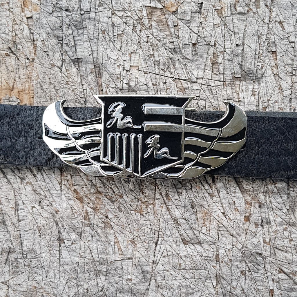 CADDY-BO, 4cm Schließe, Schnalle, silber/schwarz, Flaschenöffner