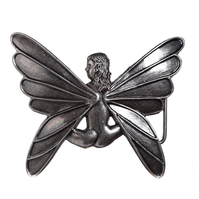 FAIRY, 4cm, Elfen -Schließe silberfarben, Schnalle