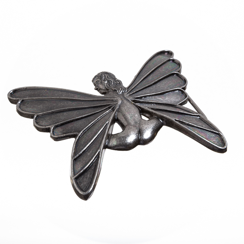 FAIRY, 4cm, Elfen -Schließe silberfarben, Schnalle