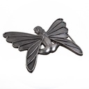 FAIRY, 4cm, Elfen -Schließe silberfarben, Schnalle