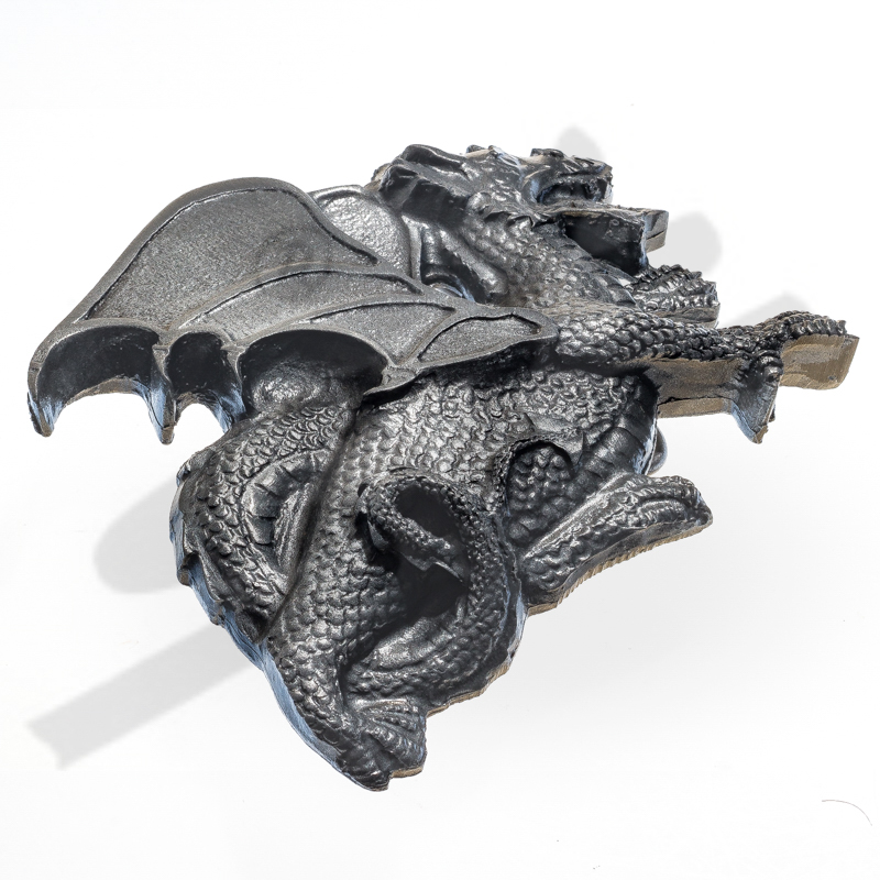 Nordischer Drache, 4cm, Zinnschließe, Schnalle